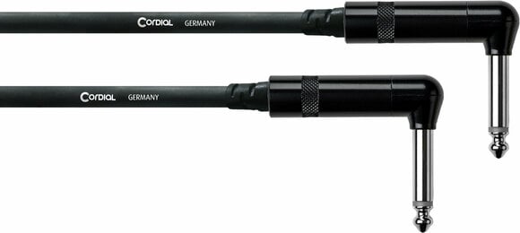 Instrument Cable Cordial CFI 3 RR Black 3 m Angled - Angled - 1