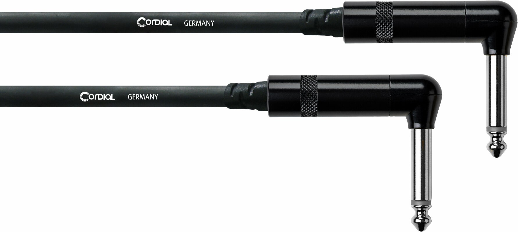 Cablu instrumente Cordial CFI 6 RR Negru 6 m Oblic - Oblic