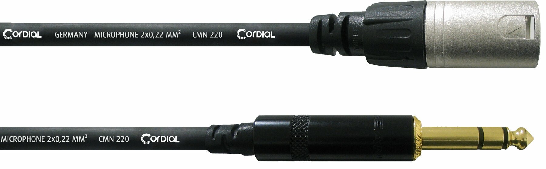 Audio kábel Cordial CFM 3 MV 3 m Audio kábel