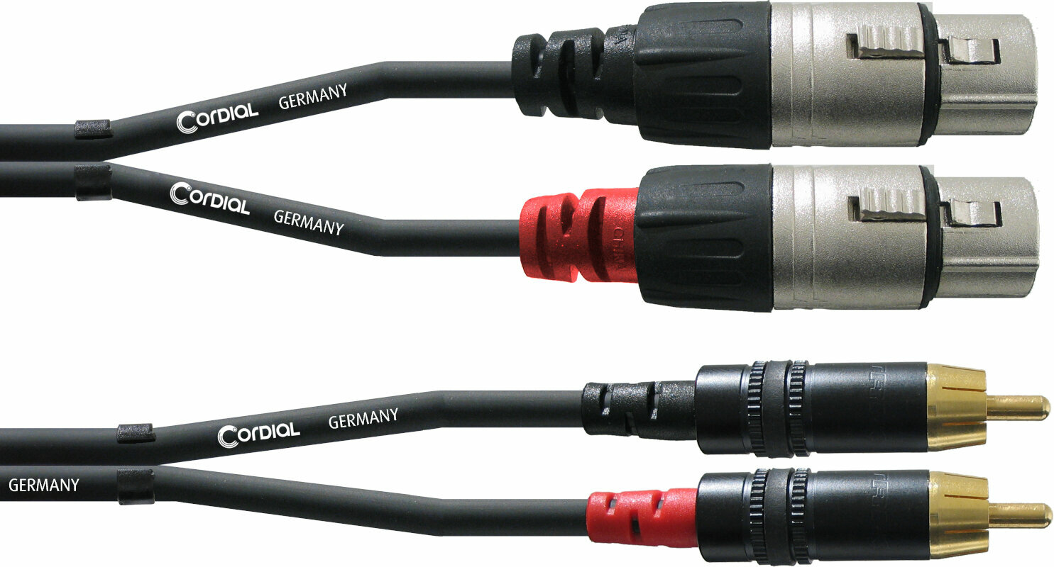 Câble Audio Cordial CFU 1,5 FC 1,5 m Câble Audio