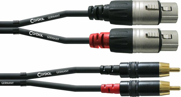Audio kábel Cordial CFU 1,5 FC 1,5 m Audio kábel - 1