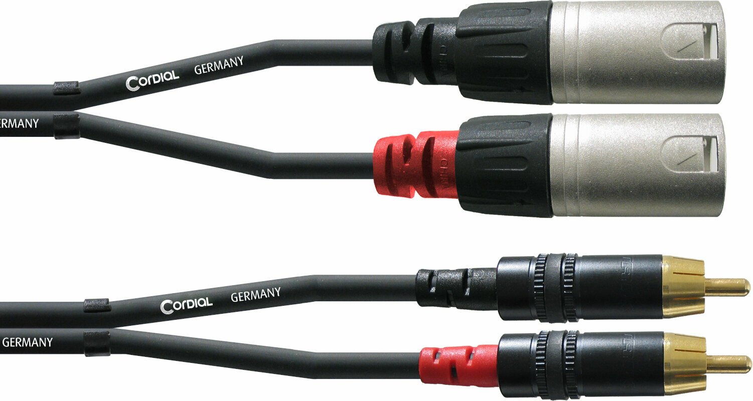 Audio kábel Cordial CFU 3 MC 3 m Audio kábel