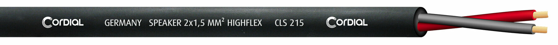 Loudspeaker Cable Cordial CLS 215 BK 100