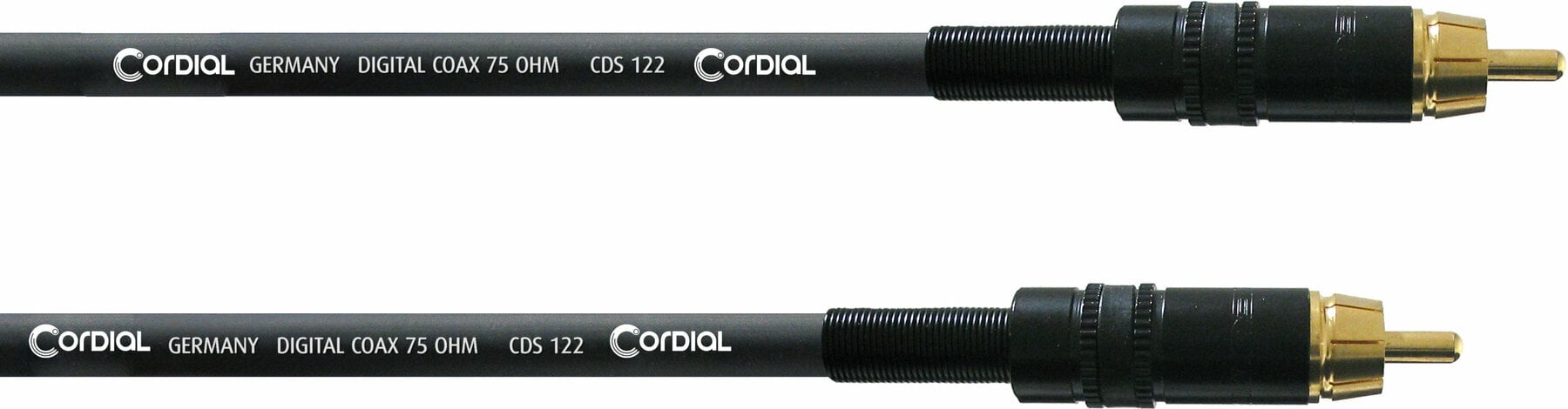 Audio kábel Cordial CPDS 1 CC 1 m Audio kábel