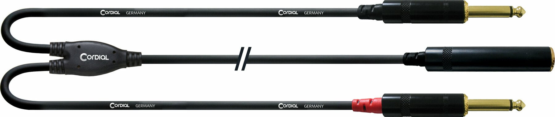 Ljudkabel Cordial CFY 0,3 KPP 30 cm Ljudkabel