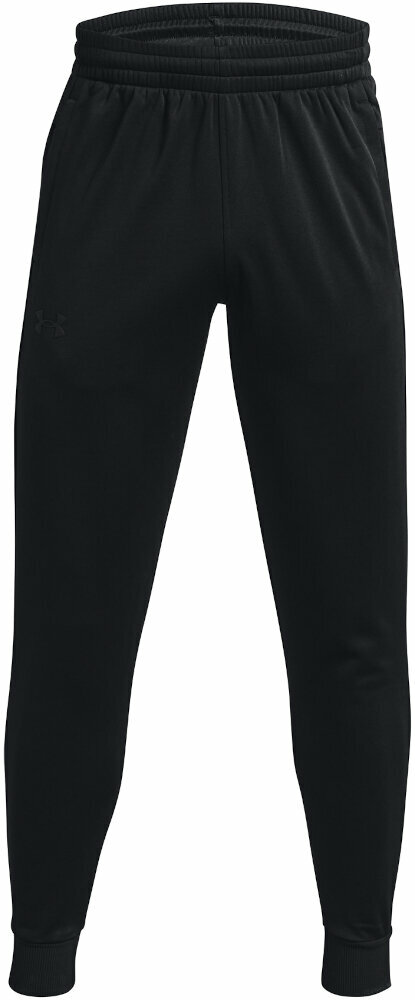 Fitness nohavice Under Armour Men's Armour Fleece Joggers Black L Fitness nohavice