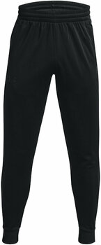 Fitness nohavice Under Armour Men's Armour Fleece Joggers Black L Fitness nohavice - 1