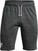 Fitness Hose Under Armour Men's UA Rival Terry Shorts Pitch Gray Full Heather/Onyx White S Fitness Hose
