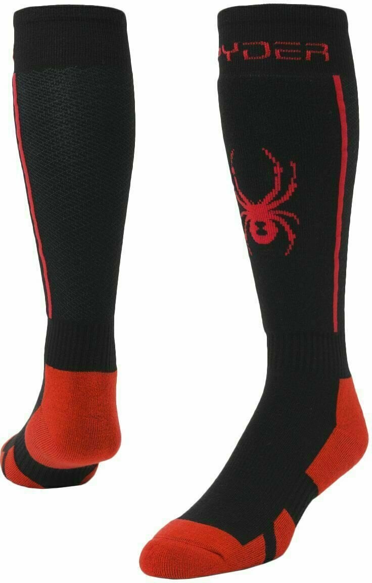 Lyžařské ponožky Spyder Sweep Mens Ski Socks Black L Lyžařské ponožky