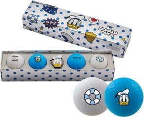 Golfové lopty Volvik Vivid Disney Characters 4 Pack Donald Duck Golfové lopty