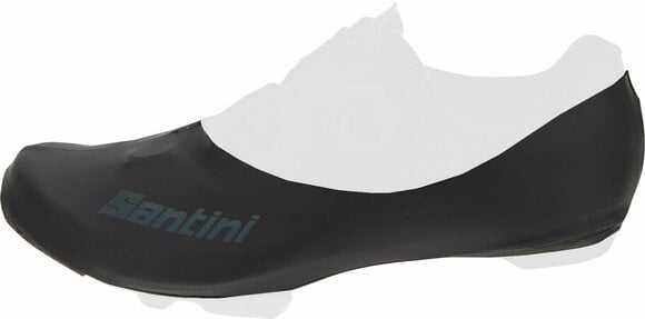 Cycling Shoe Covers Santini Clever Protective Under Shoe Nero M/L Cycling Shoe Covers - 1