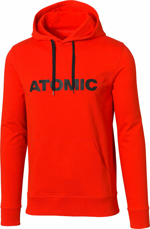 Ski T-shirt /hættetrøje Atomic RS Hoodie Red L Hættetrøje