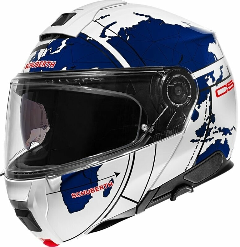 Photos - Motorcycle Helmet Schuberth C5 Globe Blue 2XL Helmet 4159118360 