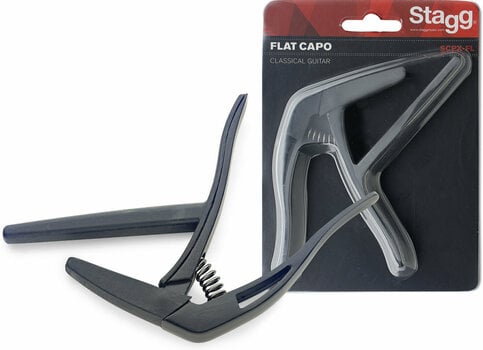 Capo for Classical Guitar Stagg SCPX-FL-BK - 1