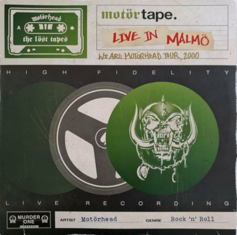 Vinyylilevy Motörhead - The Löst Tapes Vol. 3 (Live In Malmö 2000) (Green Coloured) (2 LP)