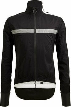 Kerékpár kabát, mellény Santini Guard Neo Shell Rain Jacket Nero 3XL Kabát - 1