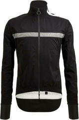 Fahrrad Jacke, Weste Santini Guard Neo Shell Rain Jacke Nero S (Neuwertig)