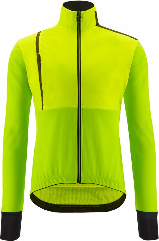 Chaqueta de ciclismo, chaleco Santini Vega Absolute Jacket Verde Fluo L Chaqueta