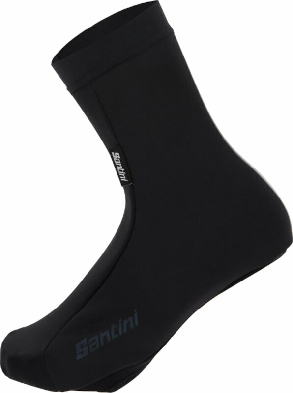 Cycling Shoe Covers Santini Adapt Shoe Covers Nero XL/2XL Cycling Shoe Covers