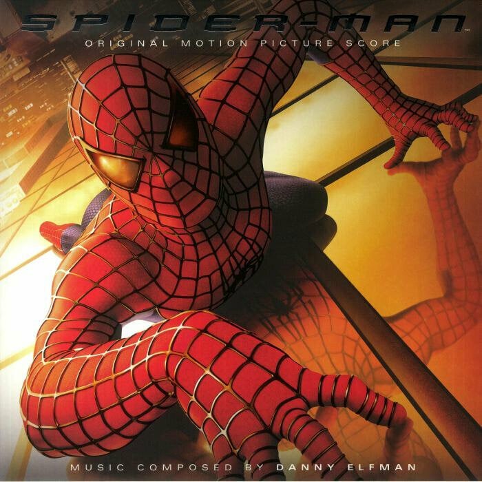 Vinyl Record Danny Elfman - Spider-Man (180g) (20th Anniversary Edition) (Limited Edition) (Silver Coloured) (LP)