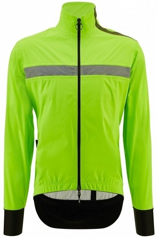 Veste de cyclisme, gilet Santini Guard Neo Shell Rain Jacket Verde Fluo M Veste