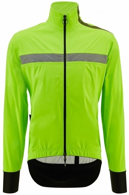 Cycling Jacket, Vest Santini Guard Neo Shell Rain Jacket Verde Fluo XL Jacket
