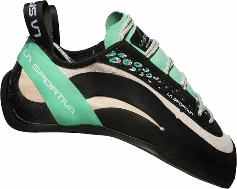 Sapatos de escalada La Sportiva Miura Woman White/Jade Green 37,5 Sapatos de escalada