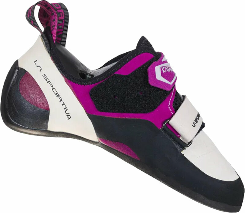 Sapatos de escalada La Sportiva Katana Woman White/Purple 37,5 Sapatos de escalada