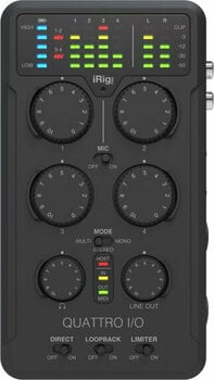 Interface audio USB IK Multimedia iRig PRO Quattro I/O - 1