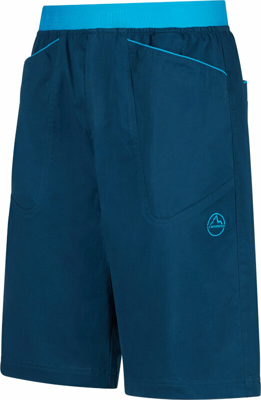 Pantalones cortos para exteriores La Sportiva Flatanger Short M Storm Blue/Maui M Pantalones cortos para exteriores