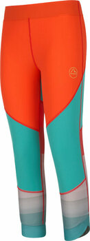 Thermo ondergoed voor dames La Sportiva Sensation Leggings W Cherry Tomato/Lagoon XS Thermo ondergoed voor dames - 1