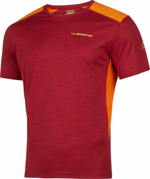 Koszula outdoorowa La Sportiva Embrace T-Shirt M Sangria/Hawaiian Sun M Podkoszulek - 1