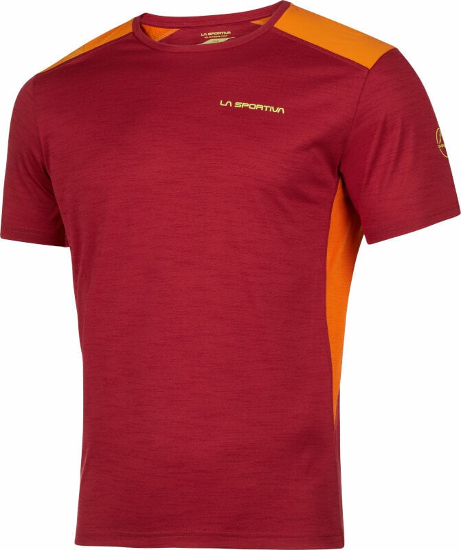 Camisa para exteriores La Sportiva Embrace T-Shirt M Sangria/Hawaiian Sun L Camiseta Camisa para exteriores