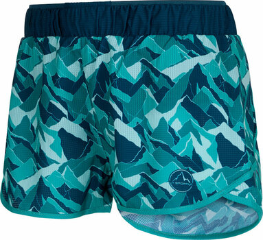 Pantalones cortos para correr La Sportiva Timing Short W Storm Blue/Lagoon M Pantalones cortos para correr - 1