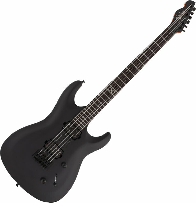 E-Gitarre Chapman Guitars ML1 Baritone Pro Modern Cyber Black