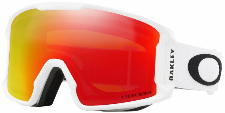 Ski Brillen Oakley Line Miner XM 709309 Matte White/Prizm Torch Iridium Ski Brillen
