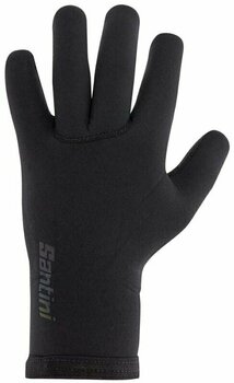 Luvas para bicicletas Santini Shield Gloves Black XL Luvas para bicicletas - 1