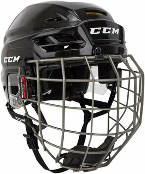 Hockey Helmet CCM Tacks 310 Combo SR Black S Hockey Helmet - 1