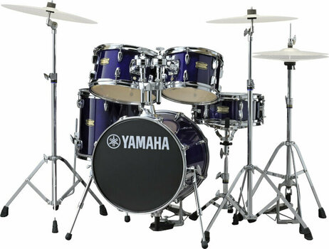 Conjunto de tambores júnior Yamaha JK6F5DPVSET Conjunto de tambores júnior Violeta Deep Violet - 1