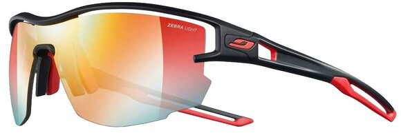Cycling Glasses Julbo Aero Reactiv Performance 1-3 Light Amplifire/Black/Red Cycling Glasses - 1