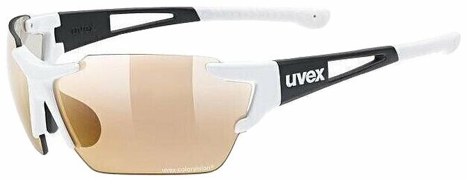 Cycling Glasses UVEX Sportstyle 803 Race CV V White/Black Mat Cycling Glasses