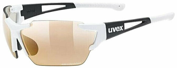 Cycling Glasses UVEX Sportstyle 803 Race CV V White/Black Mat Cycling Glasses - 1