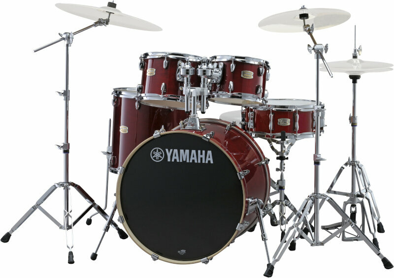 Akustik-Drumset Yamaha SBP2F5CR7 Cranberry Red
