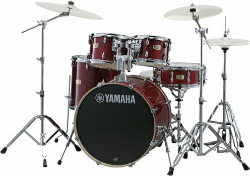 Akustik-Drumset Yamaha SBP2F5CR7 Cranberry Red - 1
