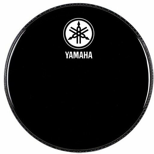 Pele de ressonância Yamaha P31018YV12391 18" Black Pele de ressonância