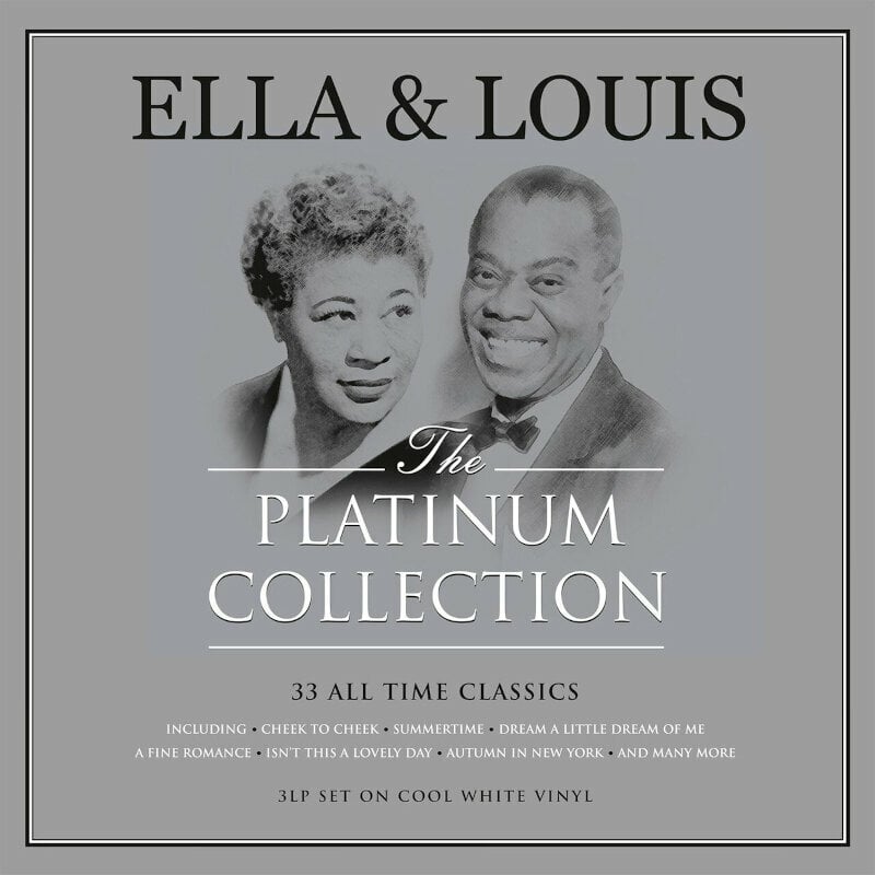 Disco in vinile Ella Fitzgerald and Louis Armstrong - The Platinum Collection (White Coloured) (3 LP)