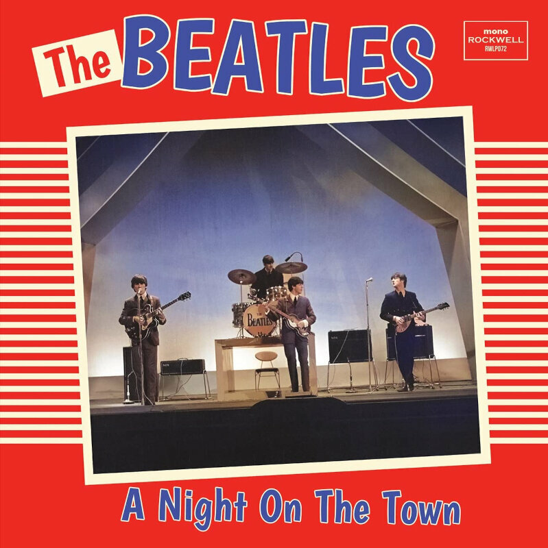 Vinyl Record The Beatles - A Night On The Town (Red Coloured) (LP)