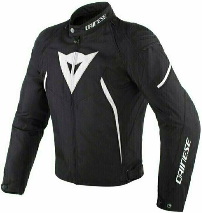 Textilná bunda Dainese Avro D2 Black/White 58 Textilná bunda