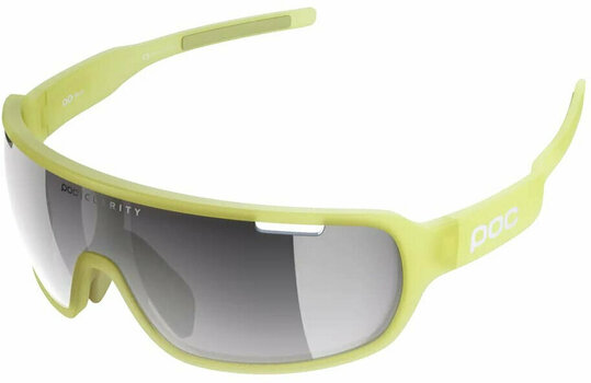 Cycling Glasses POC Do Blade Lemon Calcite Translucent/Clarity Road Silver Cycling Glasses - 1