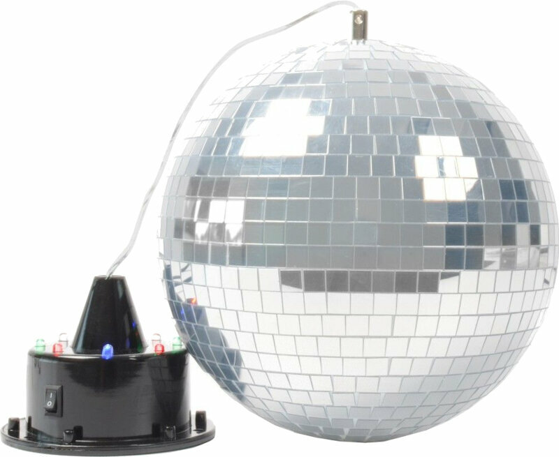 Boule à facettes BeamZ Mirror Ball with LED